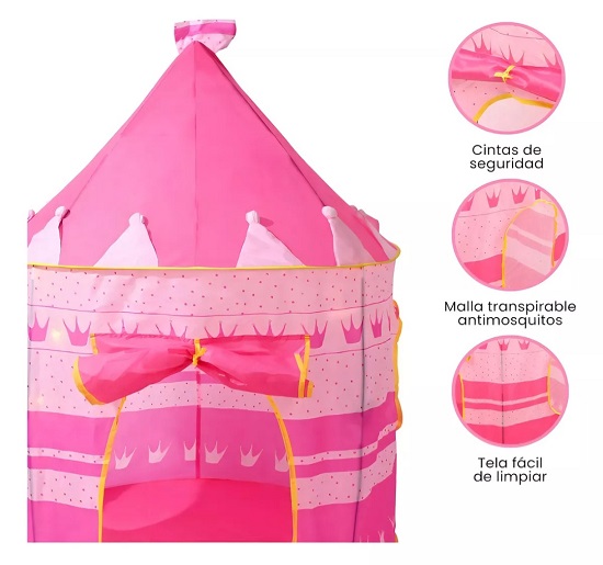 Miniatura 6 de CARPA INFANTIL  PARA NIÑAS ROSADA